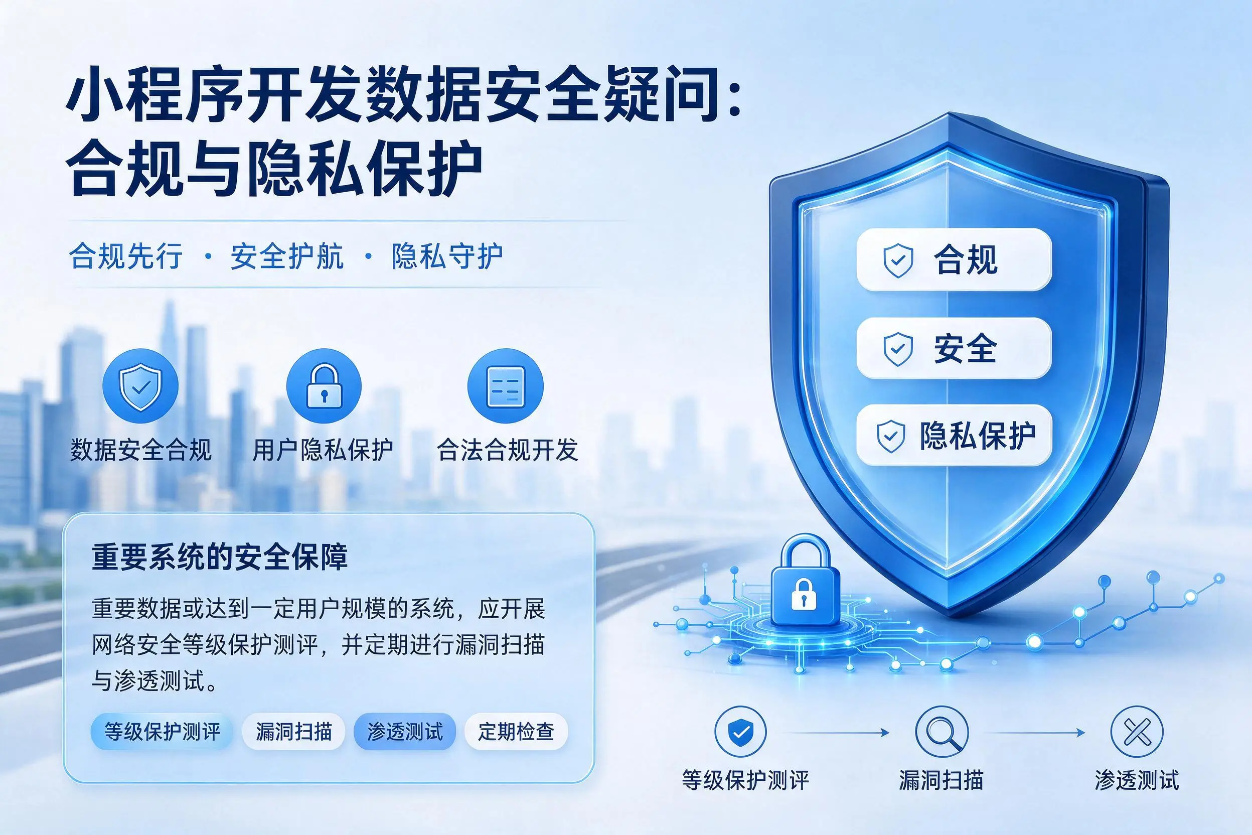 沧州小程序开发数据安全疑问：合规与隐私保护