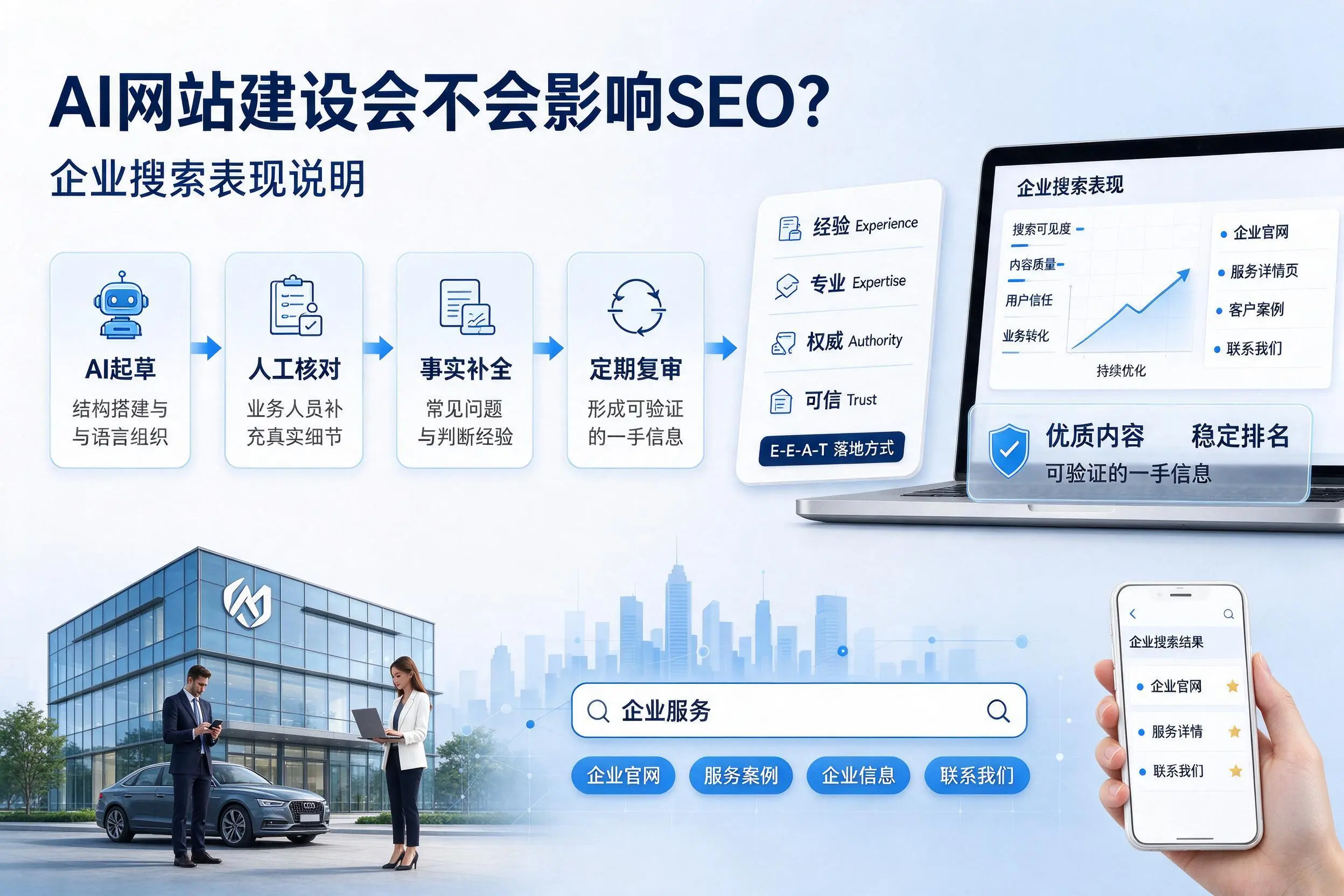 AI网站建设会不会影响SEO？沧州企业搜索表现说明